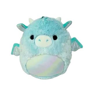 Squishmallow Plush 10 Inch Lorelai the Blue Dragon fuzzamallow Ultimate Soft